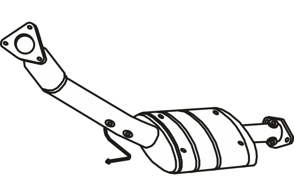 Soot/Particulate Filter, exhaust system (P8857DPF)