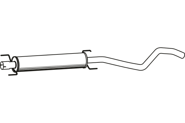 Centre Muffler (P4590)