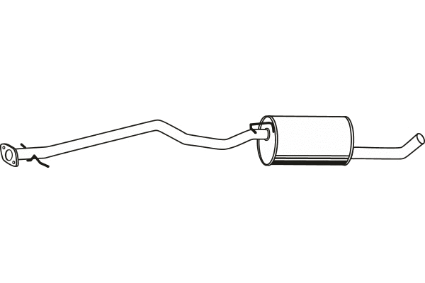 Centre Muffler (P2529)
