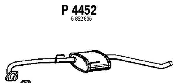 Centre Muffler (P4452)