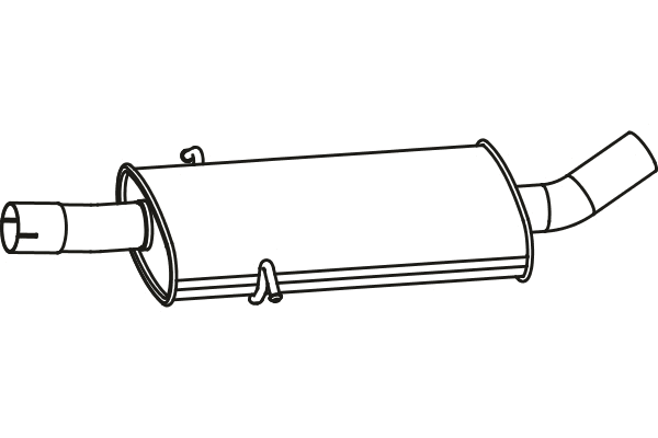 Centre Muffler (P3743)
