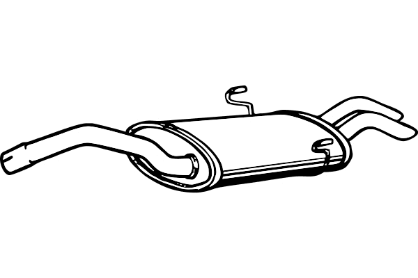 Rear Muffler (P1829)
