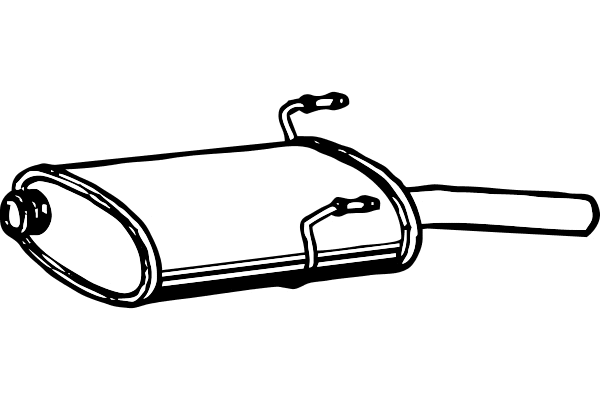 Rear Muffler (P4799)