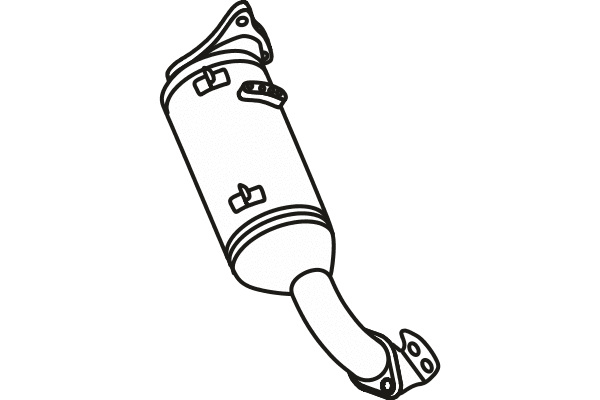 Soot/Particulate Filter, exhaust system (P9836DPF)