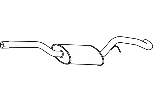Rear Muffler (P23067)