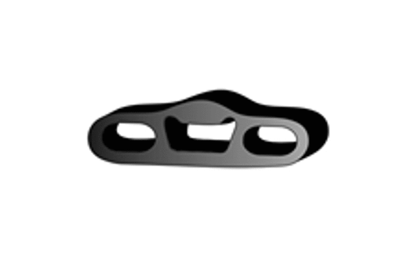 Rubber Strip, exhaust system (X30165)