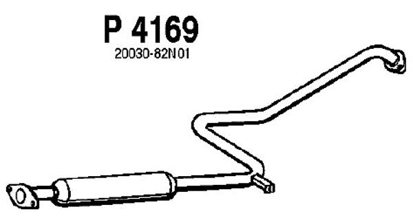 Centre Muffler (P4169)