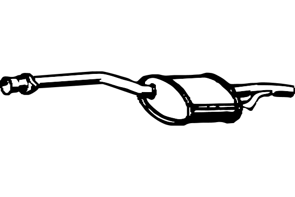 Centre Muffler (P3625)