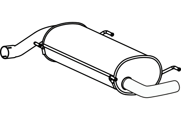 Rear Muffler (P17067)