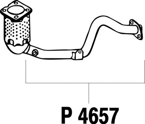 Exhaust Pipe (P4657)