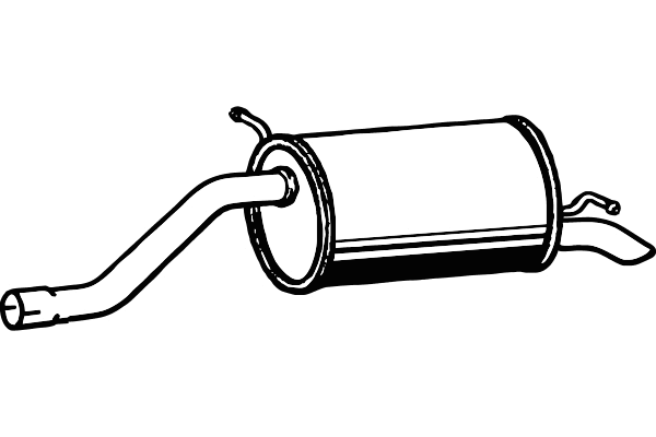 Rear Muffler (P2260)