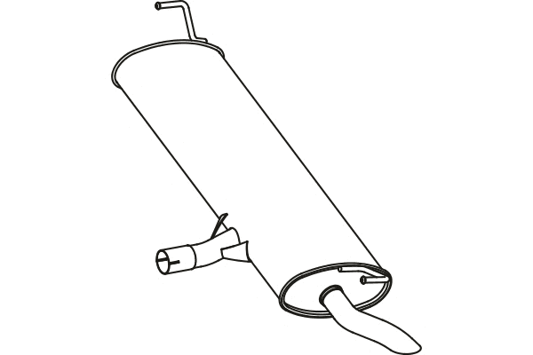 Rear Muffler (P41018)