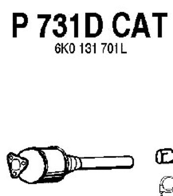 Catalytic Converter (P731DCAT)