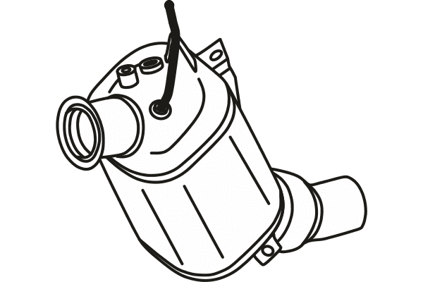 Soot/Particulate Filter, exhaust system (P9993DPF)