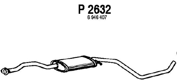 Centre Muffler (P2632)