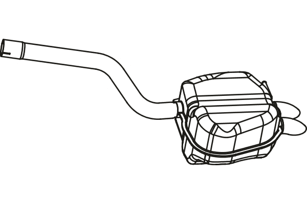 Rear Muffler (P7581)