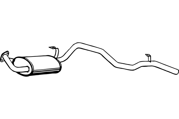 Rear Muffler (P6928)