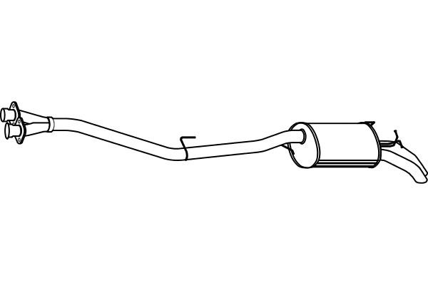Rear Muffler (P3729)