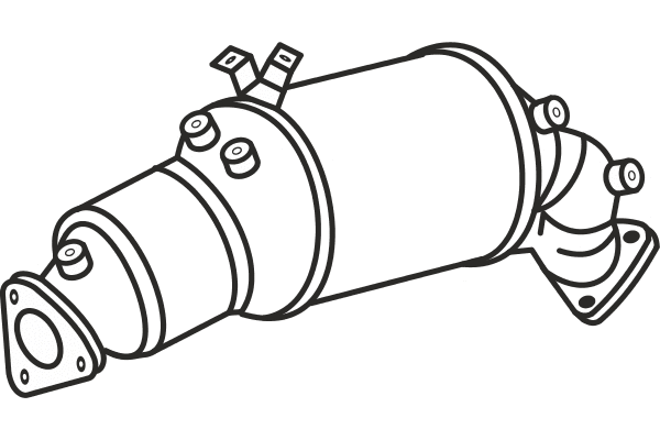 Soot/Particulate Filter, exhaust system (P9965DPF)
