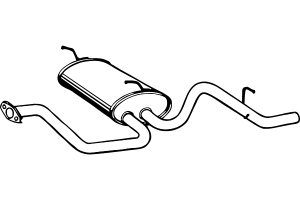 Rear Muffler (P1953)