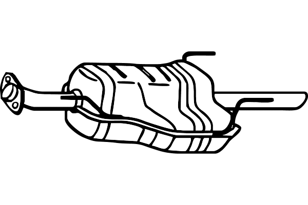 Rear Muffler (P4492)