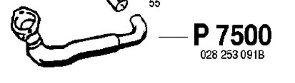 Exhaust Pipe (P7500)