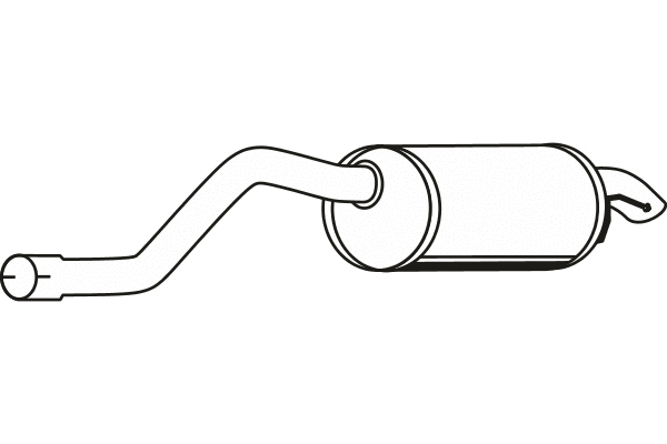 Rear Muffler (P5139)