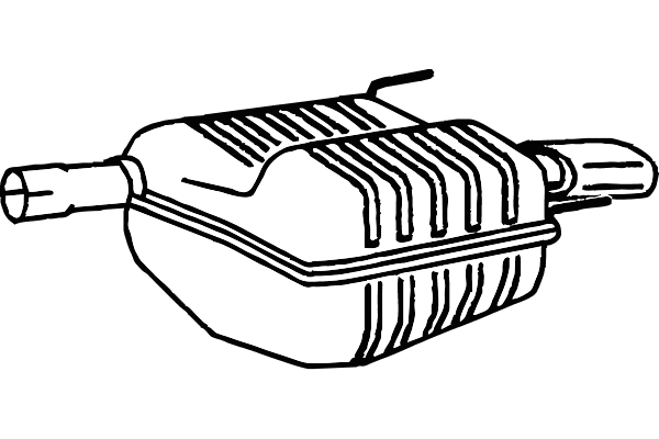 Rear Muffler (P5403)