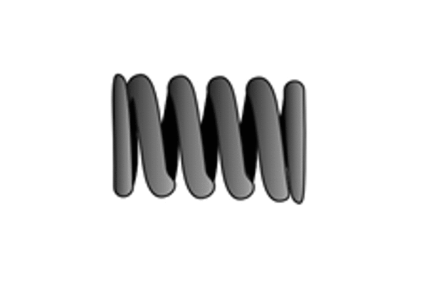 Spring, exhaust pipe (X80109)