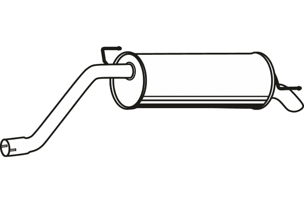 Rear Muffler (P2108)