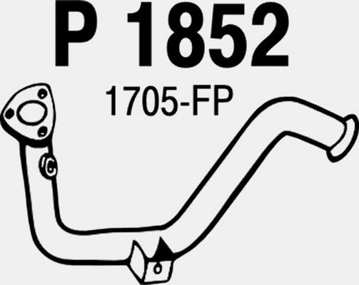Exhaust Pipe (P1852)