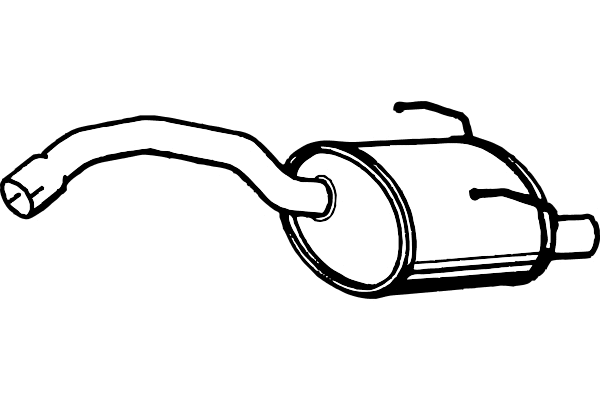 Rear Muffler (P2242)