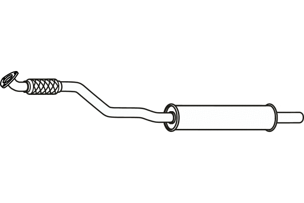 Centre Muffler (P43096)