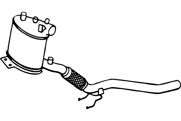 Soot/Particulate Filter, exhaust system (P9843DPF)