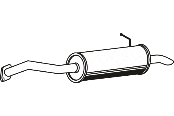Rear Muffler (P6537)