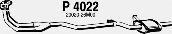 Front Muffler (P4022)
