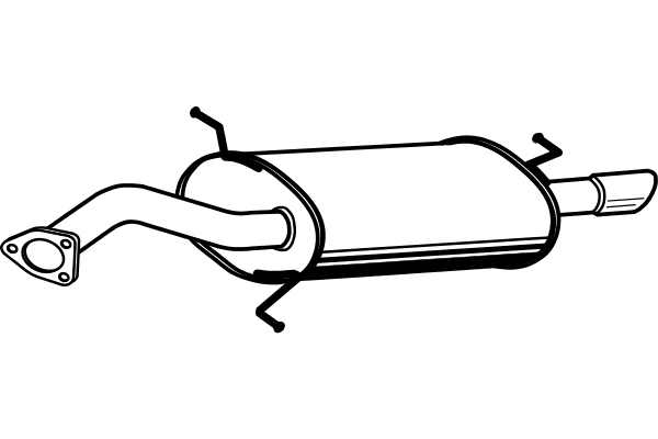 Rear Muffler (P7821)