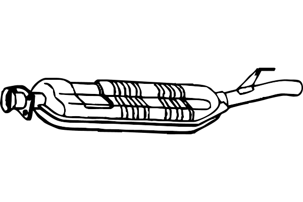 Centre Muffler (P3682)