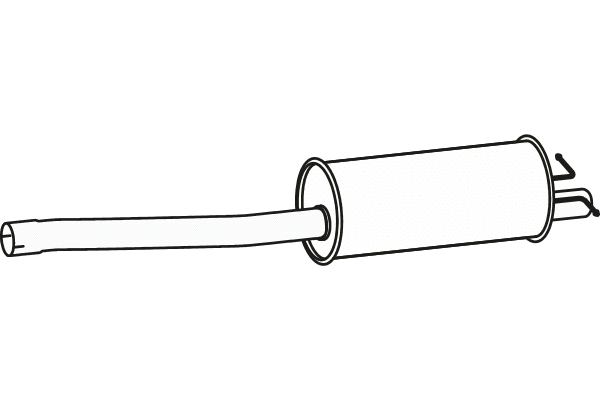 Centre Muffler (P23119)