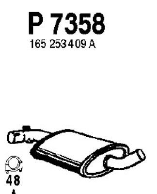 Centre Muffler (P7358)