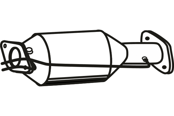 Soot/Particulate Filter, exhaust system (P9924DPF)
