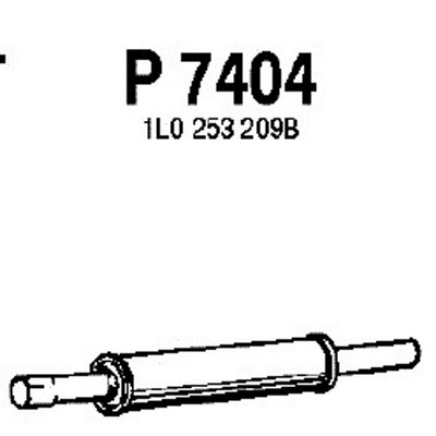 Centre Muffler (P7404)