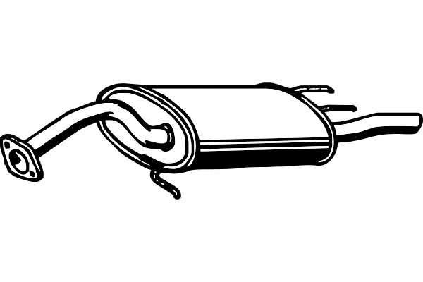 Rear Muffler (P6728)