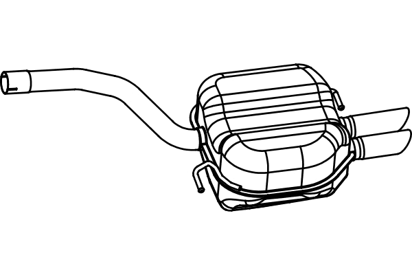 Rear Muffler (P7113)