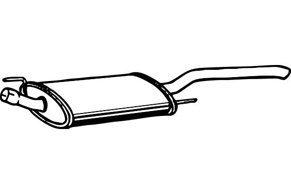 Rear Muffler (P7434)