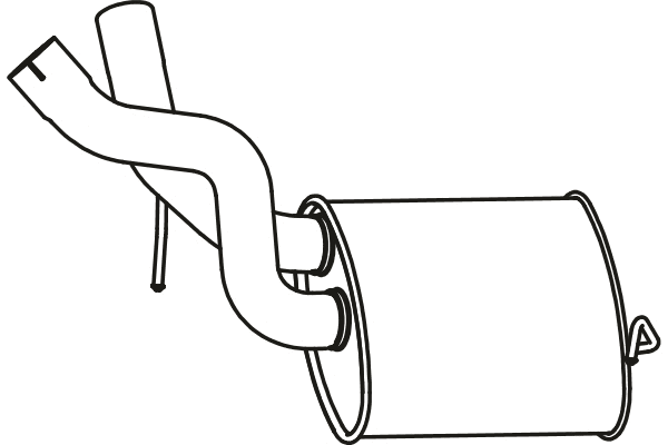Rear Muffler (P7888)