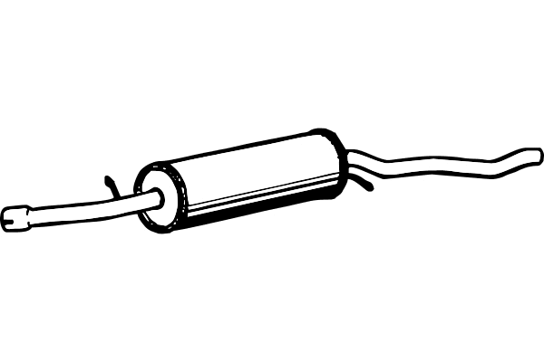 Centre Muffler (P7415)