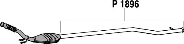 Exhaust Pipe (P1896)