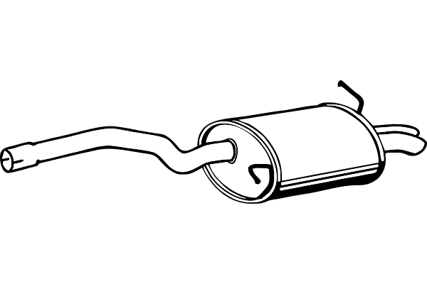 Rear Muffler (P1320)