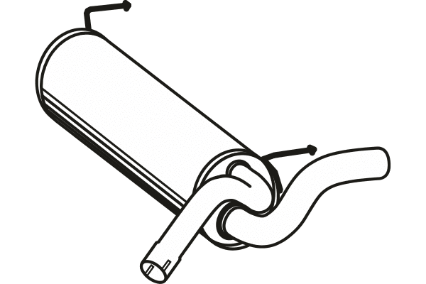 Rear Muffler (P43077)